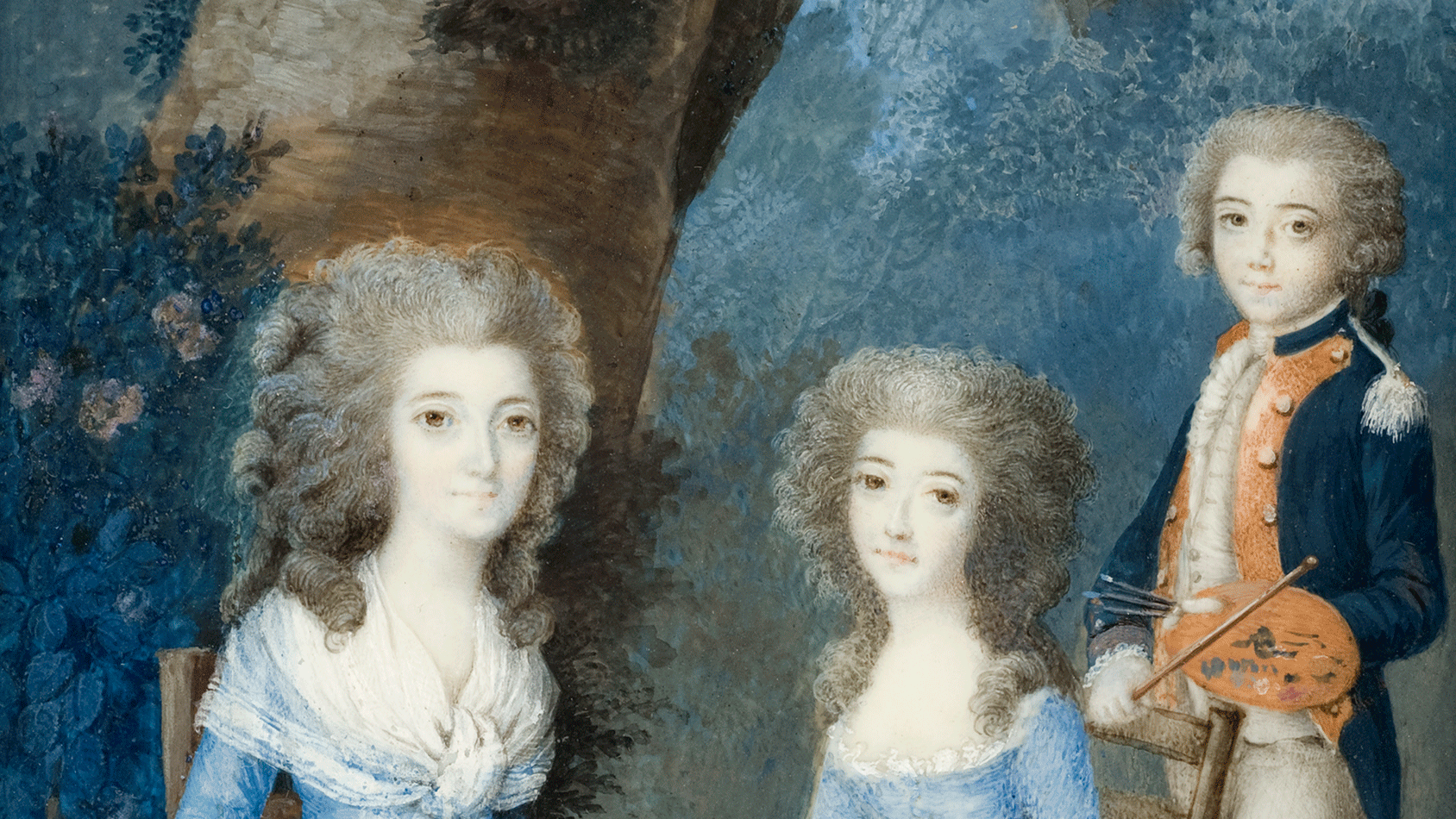 Louis Marie Sicardi, Miniature Portrait of Louis XVI